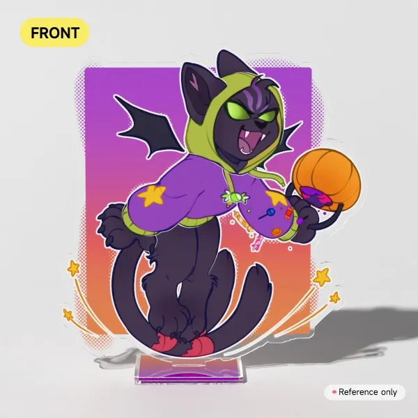Halloween Kuro Nyanja - Acrylic Standees