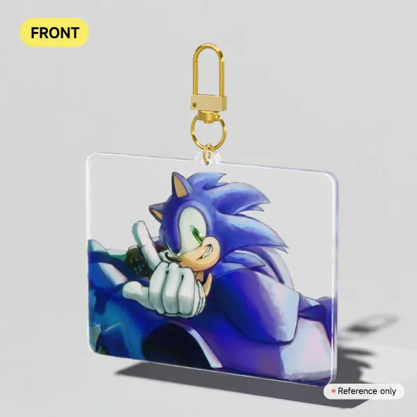 Sonic the hedgehog (Crossworlds edition) Full Bleed Acrylic Keychains