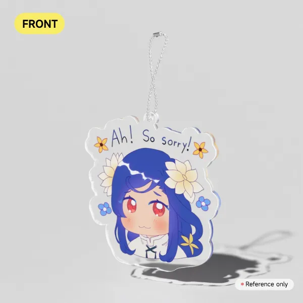 So Sorry Dizzy Clear Acrylic Keychains