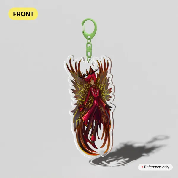 Alastor "Unclip My Wings" Keychain