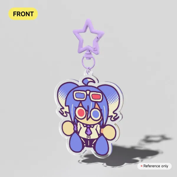 BONK! Keychain - MonochroMenace