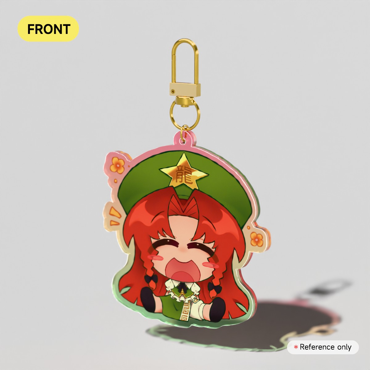 Touhou Project - Hong Meiling Acrylic Keychain