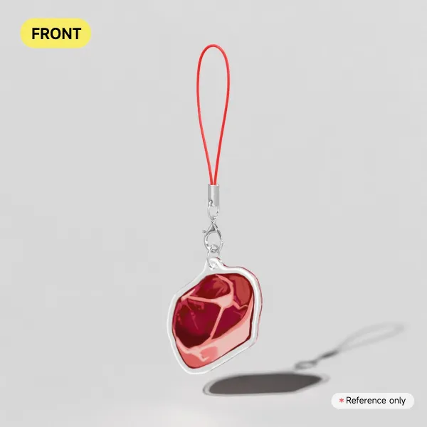 Meat phone charm