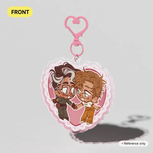 Gracerocky Heart Keychain