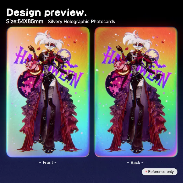 Halloween Angie Holographic Photocards