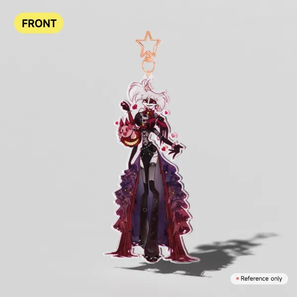 Halloween Angie Clear Acrylic Keychains 16cm