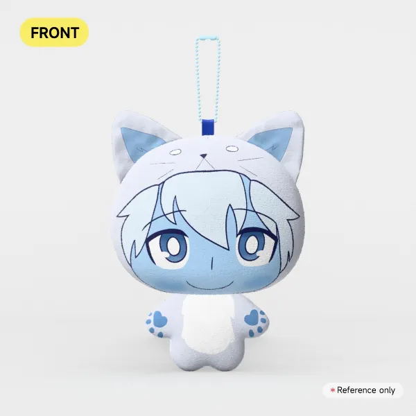 Kitty Cat Dee Klatt Plush Keychain