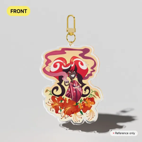 Velvette Bouquet Acrylic Keychain