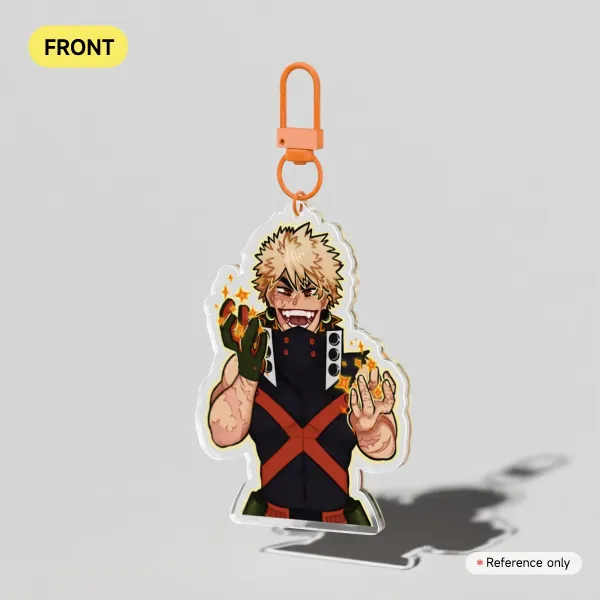 Bakugo Clear Acrylic Keychain