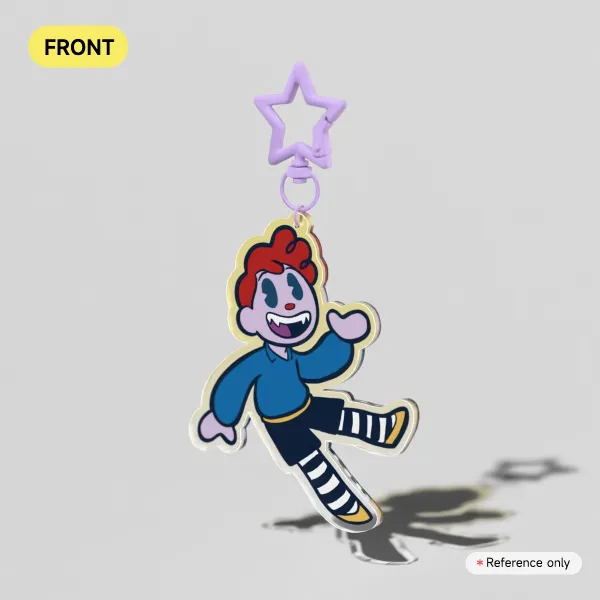 Clown Prince Charlie chibi Clear Acrylic Keychain