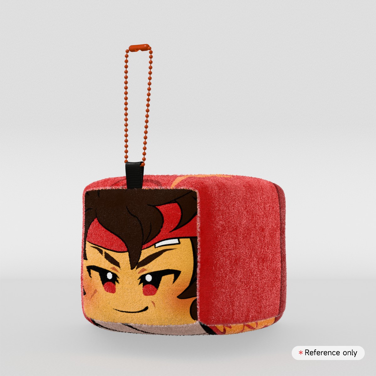 NINJAGO Fire Master Kai Smith Plush Cube Keychain