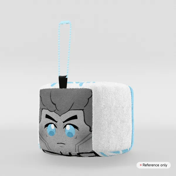 NINJAGO Ice Master Zane Julien Plush Cube Keychain