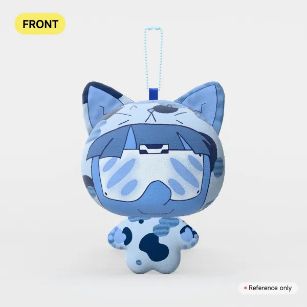 Kitty Cat CiderTalk'84 Plush Keychain