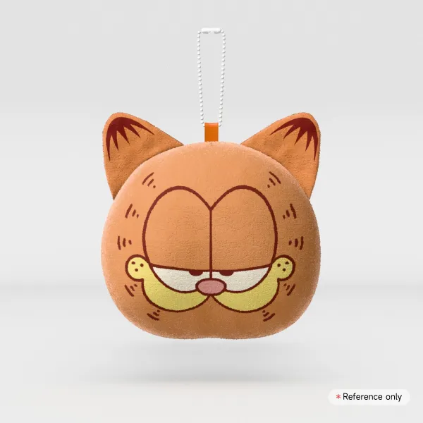 Garf Mochi Face Plush Keychain