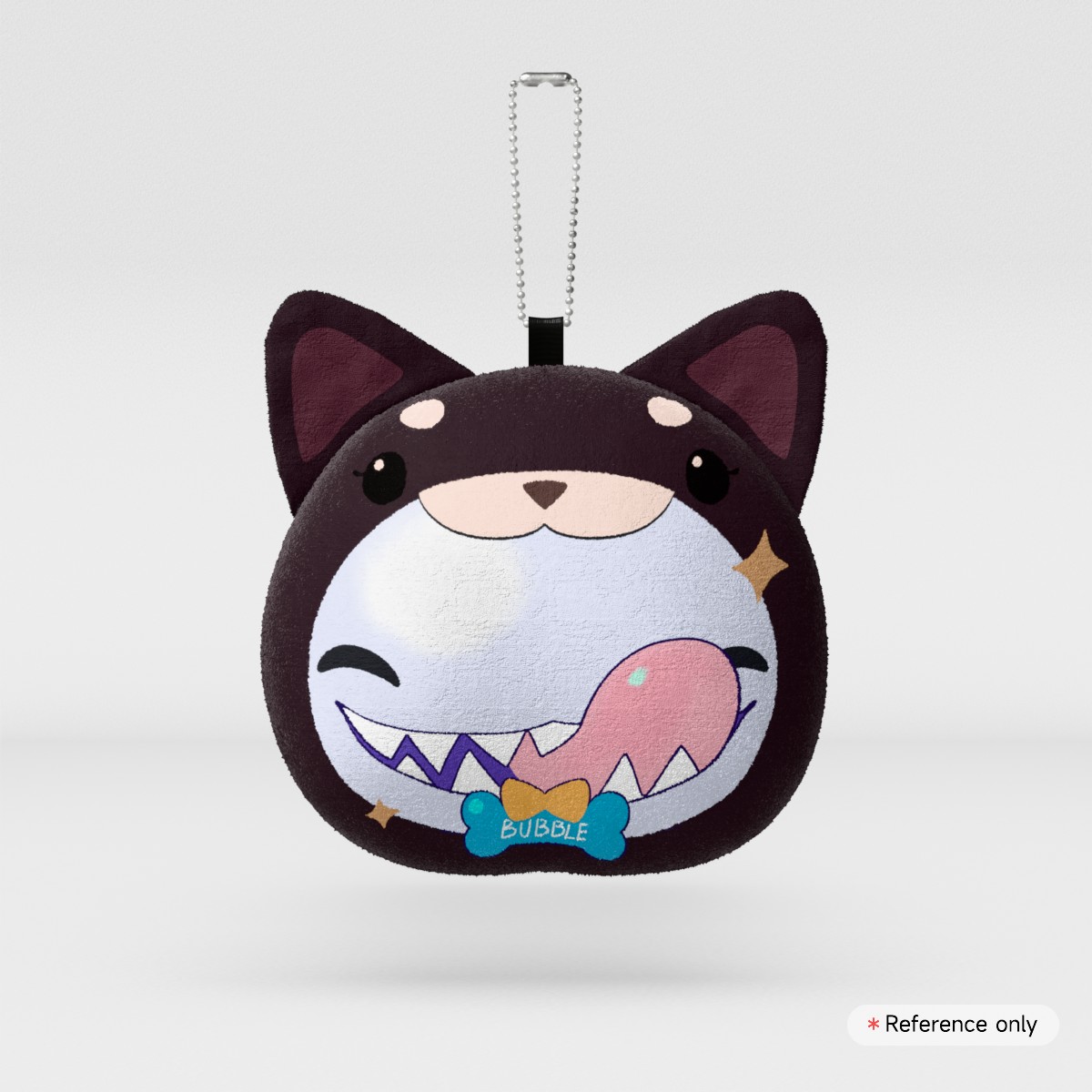 Bubble Puppy Suit Mochi Plush Keychain