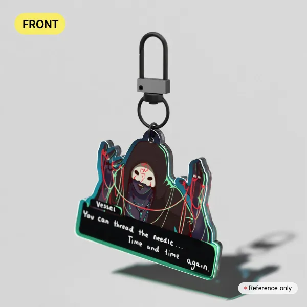Vessel SLEEP TOKEN Thread The Needle Colored Edge Acrylic Keychains