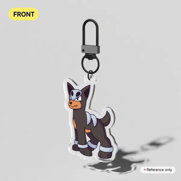 Houndour Pokemon Acrylic Keychain