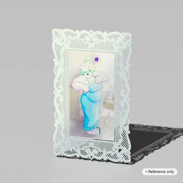 Ann dress lace postcard