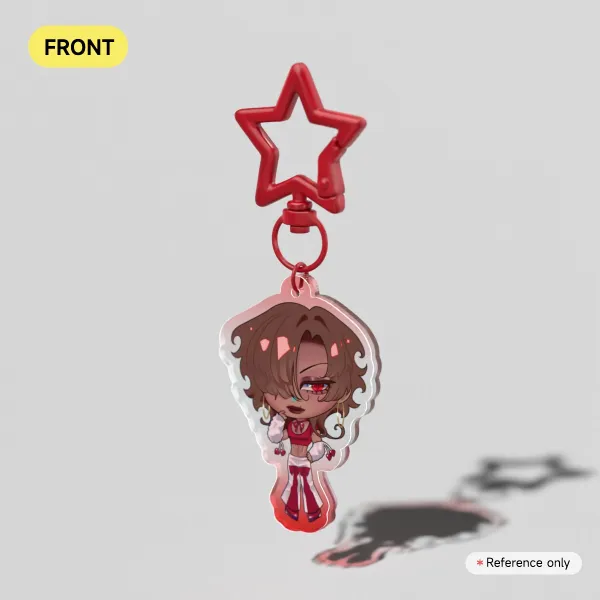 Small Tyler Clear Acrylic Keychain