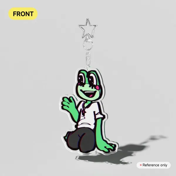 Ribbit The Digital Opaque Keychain