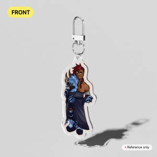 Braham Guild Wars 2 Clear Acrylic Keychains