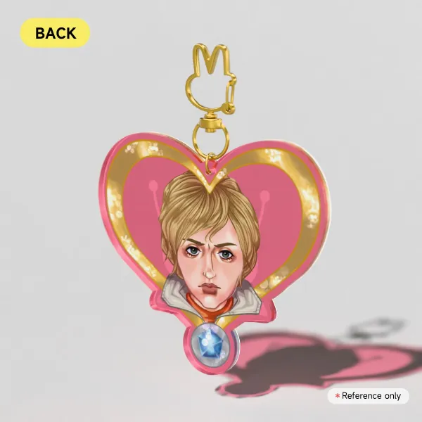 "Princess Heart" Acrylic Double Sided Keychain