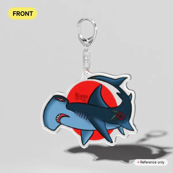 Hammer head shark Keychain
