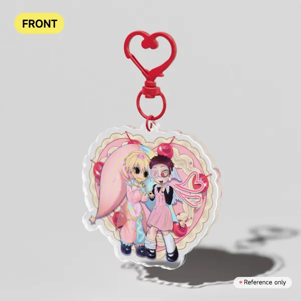 Small YamiJaxx Clear Acrylic Keychain