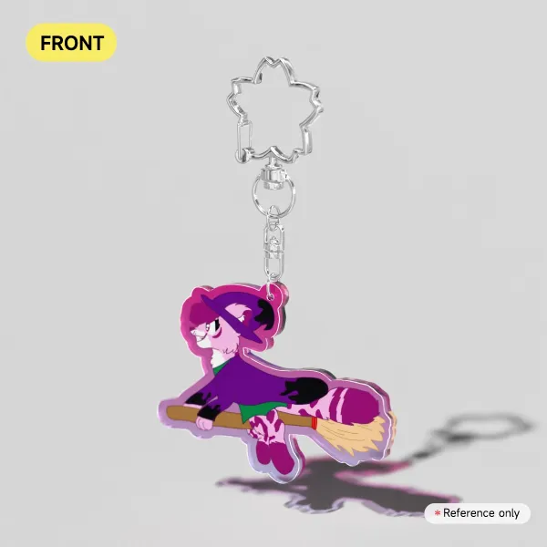Sakura Spell caster keychain