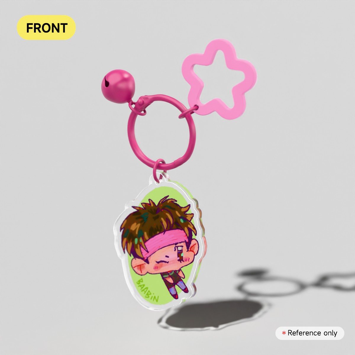 Baabin - Clear Acrylic Keychains