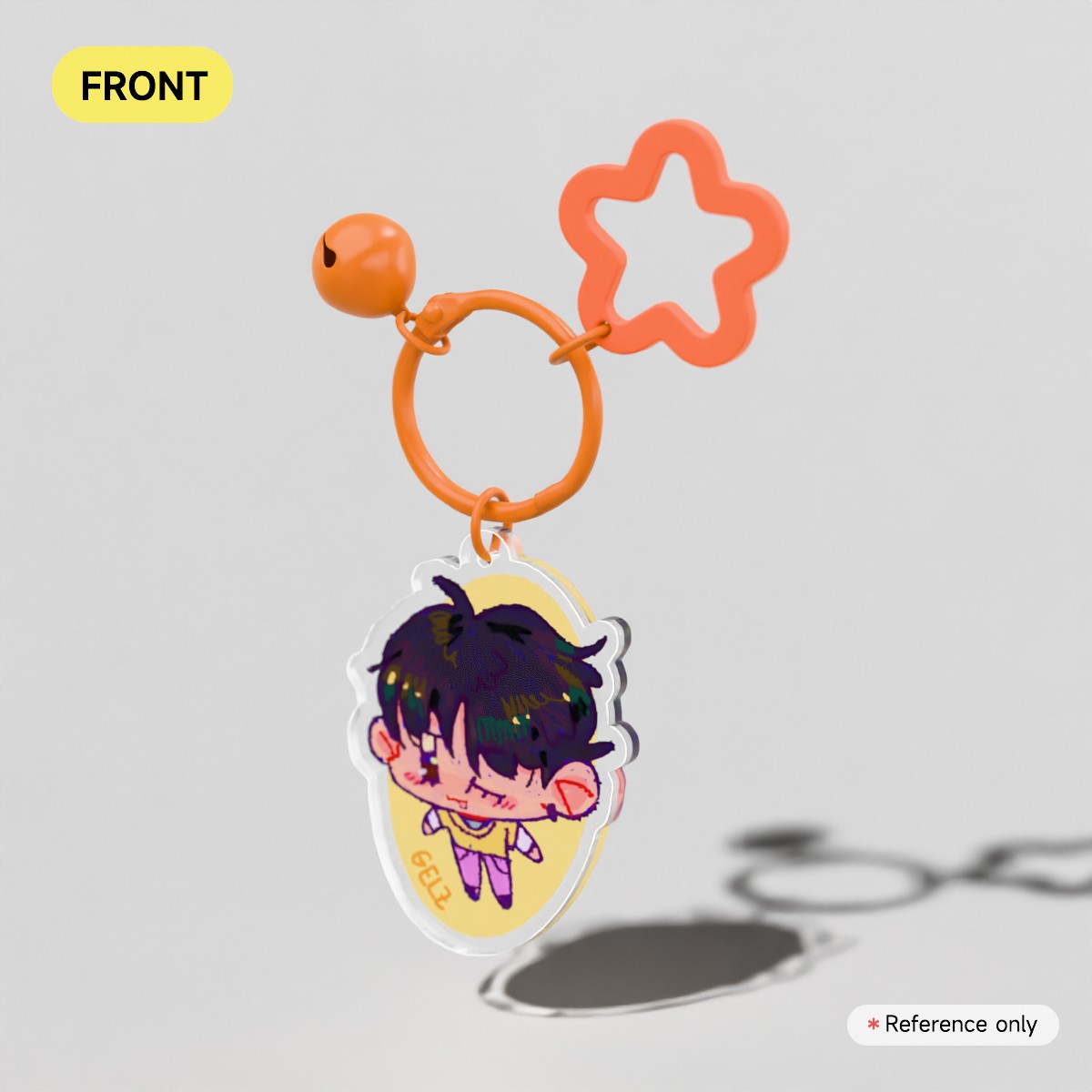 Gelz - Clear Acrylic Keychains