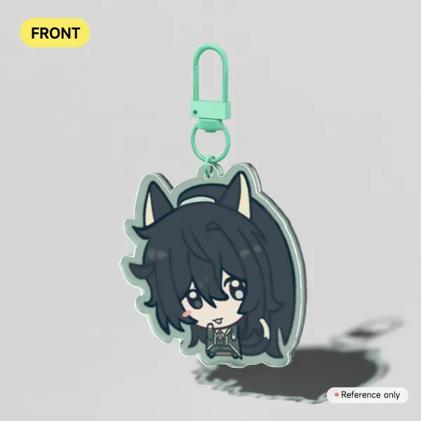 Hong Lu Colored Edge Acrylic Keychain