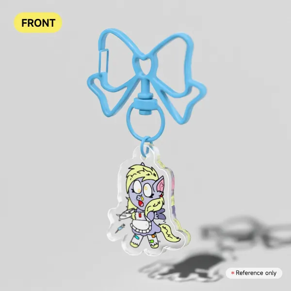 Maid Cafe! Derpy Hooves V2 Clear Acrylic Keychains