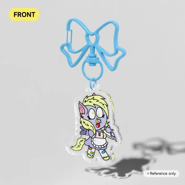 Maid Cafe! Derpy Hooves Clear Acrylic Keychains