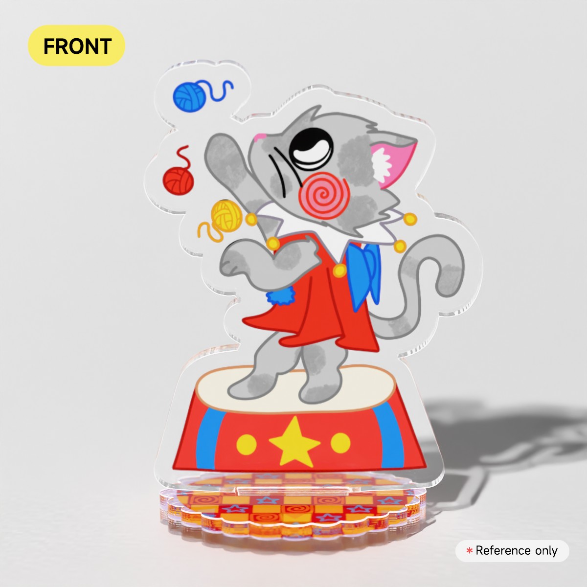 Mini party cat standee!