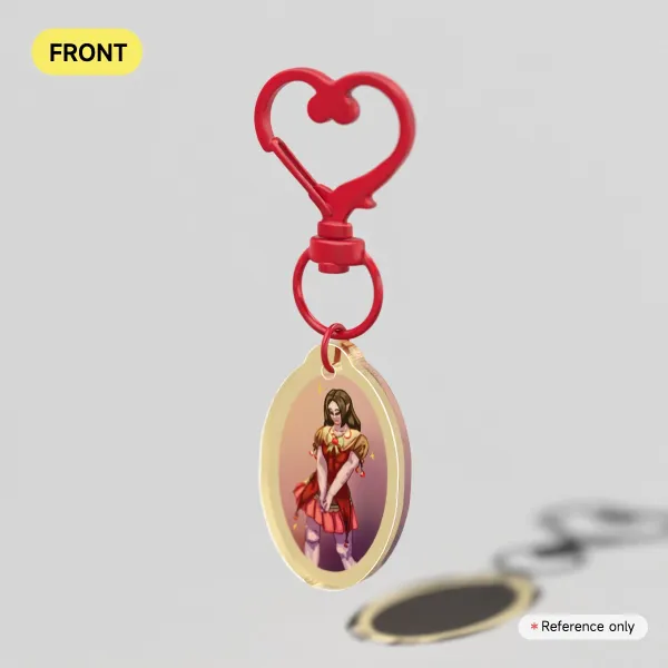 Apple elf keychain