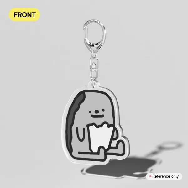 Sloth Clear Acrylic Keychain
