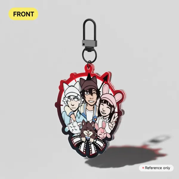 [Link Click] Photo studio trio keychain