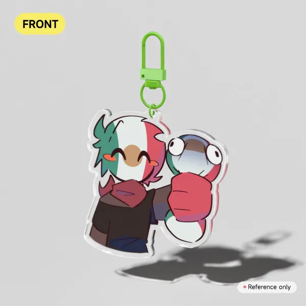 Mexico CH & CB Acrylic Keychain