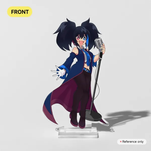 Yokune Ruko Microphone Clear Acrylic Standees