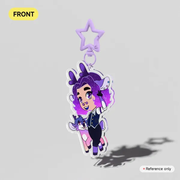 Galaxy and Daedae Keychain