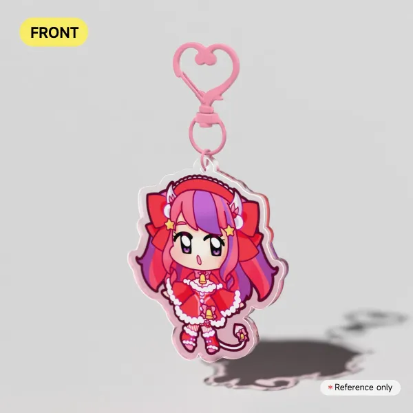 Ironmouse Krampus Clear Acrylic Keychain