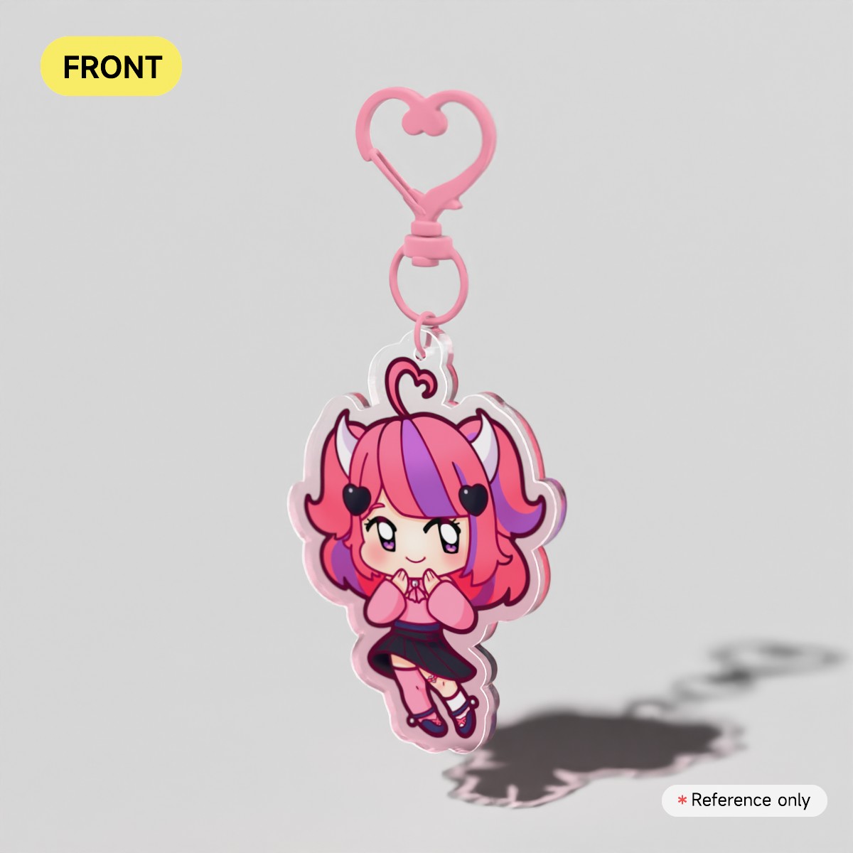 Ironmouse Season 1 Clear Acrylic Keychain