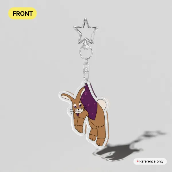 Glitchtrap Bunny Keychain