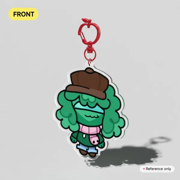 Worm farmer/Unpaid intern, Green (Keychain)