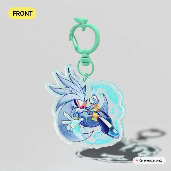 silver keychain