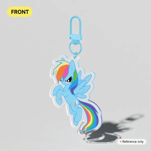 Rainbow Dash [ MLP ] - Clear Acrylic Keychains