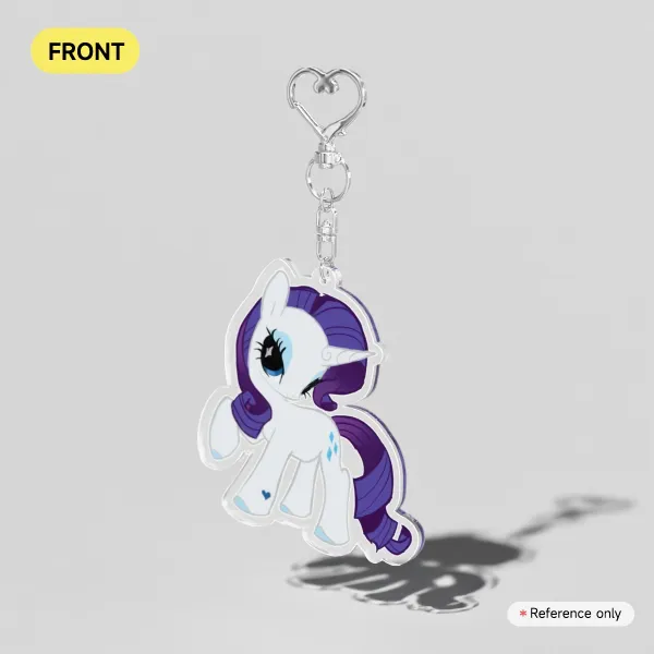 Rarity [ MLP ] - Clear Acrylic Keychains