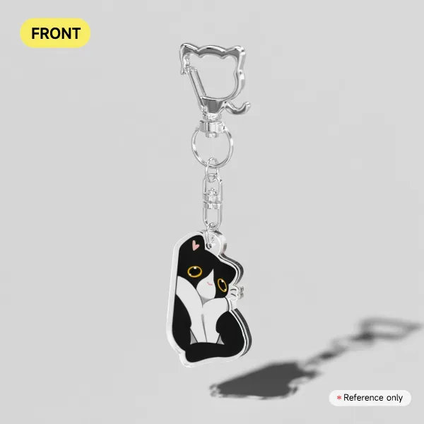 Potato Cat Keychain