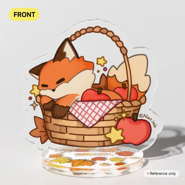 Sleeping Pixie fox Acrylic Standees